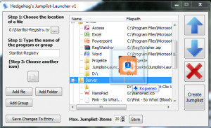 Jumplist-Launcher - náhled
