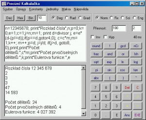 Precizní Kalkulačka - náhled