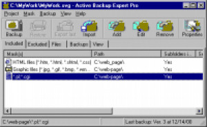 Active Backup Expert - náhled