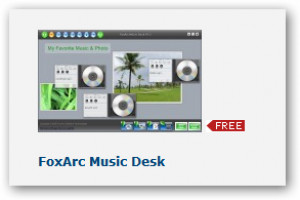 FoxArc Music Desk - náhled