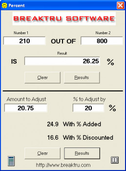 PERCENT - náhled