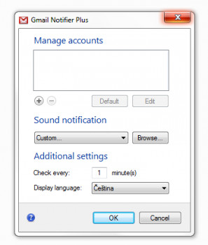 Gmail Notifier Plus - náhled