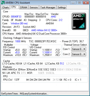 AMD64 CPU Assistant - náhled