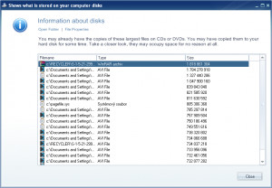 Ainvo Disk Explorer - náhled