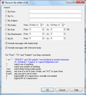 Recover My Email - náhled
