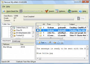 Recover My Email - náhled
