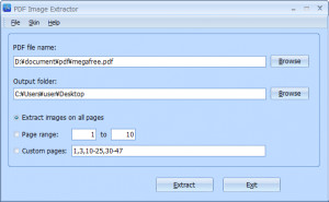 PDF Image Extractor Free - náhled