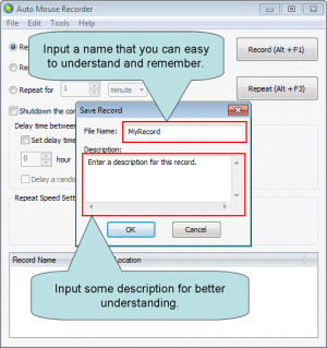 Auto Mouse Recorder - náhled
