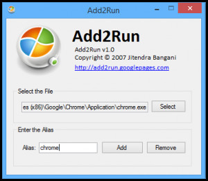 Add2Run - náhled
