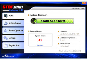 STOPzilla Optimizer - náhled