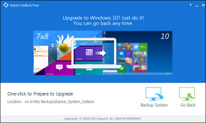 System GoBack Free - náhled