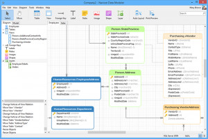Navicat Data Modeler - náhled