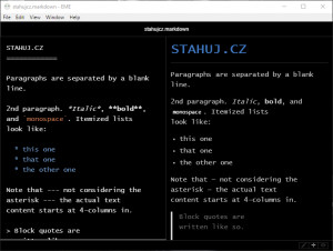 Elegant Markdown Editor - náhled