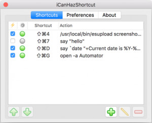 iCanHazShortcut - náhled