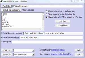 Link Checker for Local Files - náhled