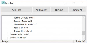 Font Tool - náhled