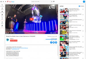FreeTube - náhled