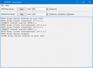 Proxy Server - náhled