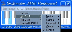 Software Midi Keyboard - náhled