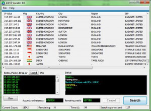 AW IP Locator - náhled