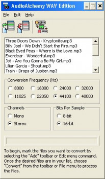 AudioAlchemy WAV Edition - náhled