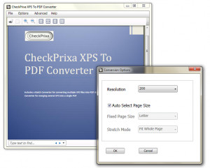 CheckPrixa XPS To PDF Converter - náhled