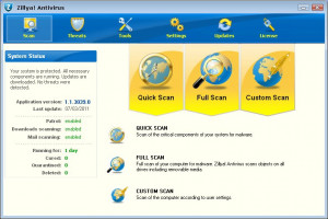 Zillya! Antivirus - náhled