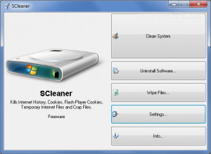 SCleaner - náhled