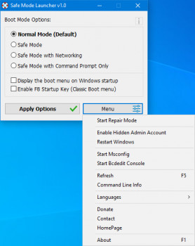Safe Mode Launcher - náhled