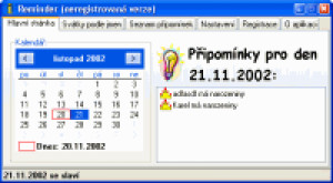 Reminder - náhled