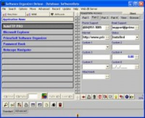 Software Organizer Deluxe - náhled