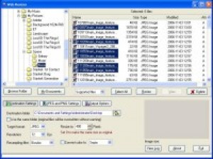 Web Resizer - náhled