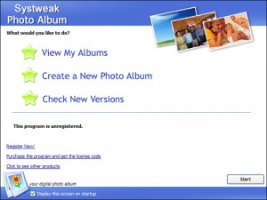 Systweak Photo Album - náhled