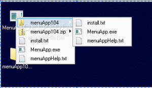 menuApp - náhled