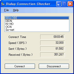 Dialup Connection Checker - náhled