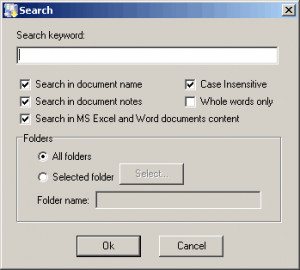 Active Document Keeper - náhled