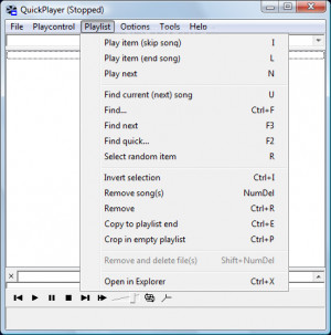 QuickPlayer - náhled