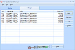 PDF Splitter and Merger Free - náhled