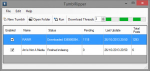 TumblRipper  - náhled