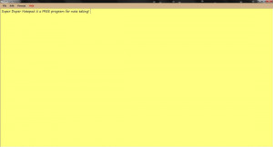 Super Duper Notepad - náhled