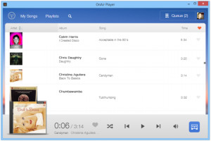 OnAir Player - náhled