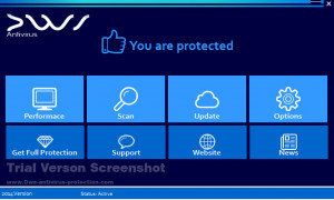 DWS Antivirus - náhled