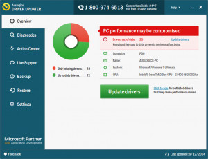 Auslogics Driver Updater - náhled