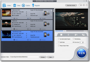WinX Mobile Video Converter - náhled