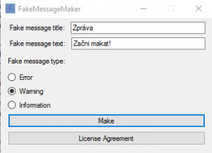 FakeMessageMaker - náhled