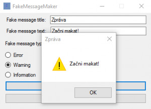 FakeMessageMaker - náhled