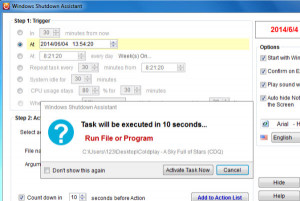 Apowersoft Windows Shutdown Assistant - náhled