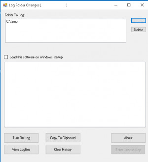 Log Folder Changes - náhled