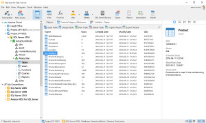 Navicat for SQL Server - náhled