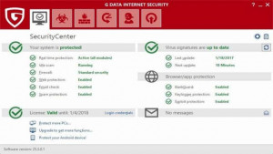 G DATA Internet Security - náhled